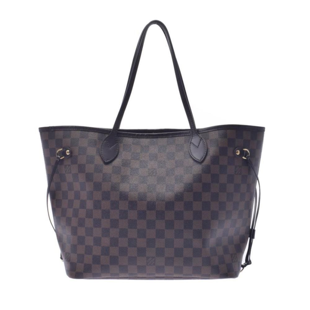 Louis Vuitton Neverfull Damier Brown MM Tote Bag Handbag